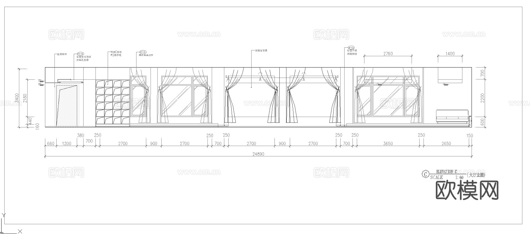 最新完整版高档会所施工图合集cad施工图