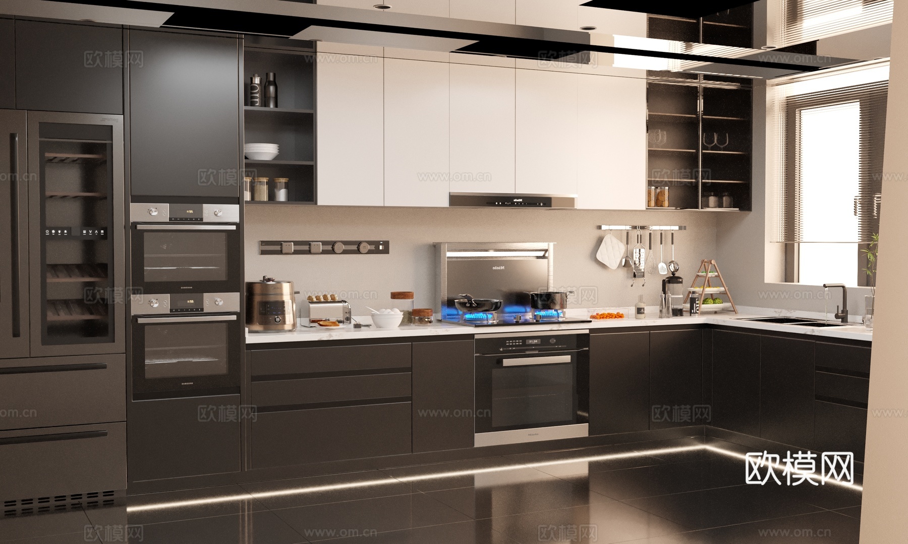 厨房免费3d模型下载