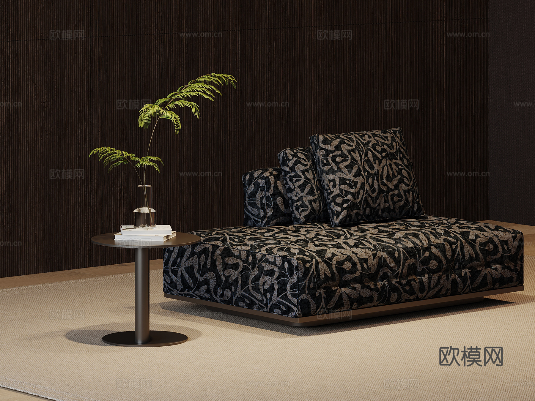 现代贵妃椅 沙发椅su模型