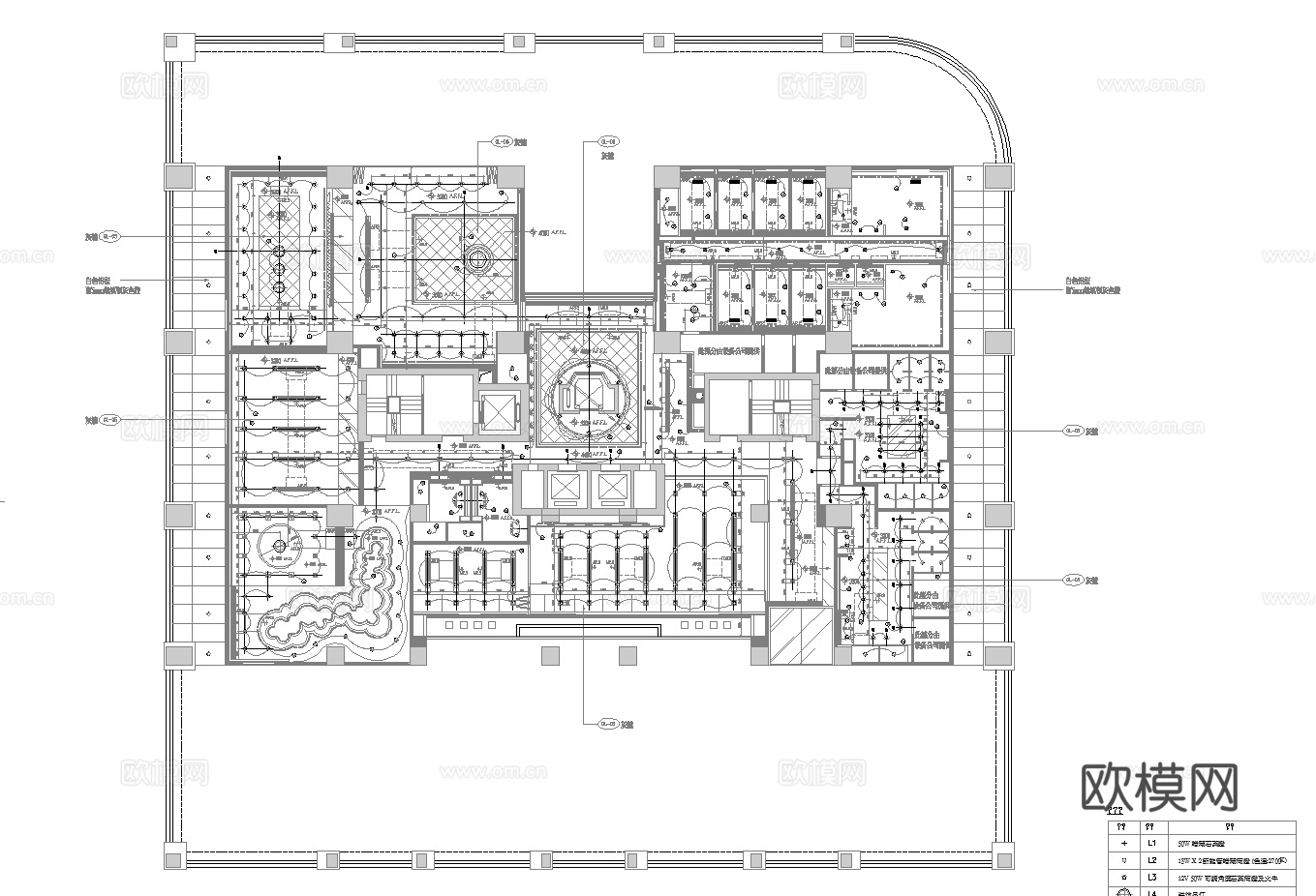 足浴spa桑拿 最新完整版施工图合集cad施工图