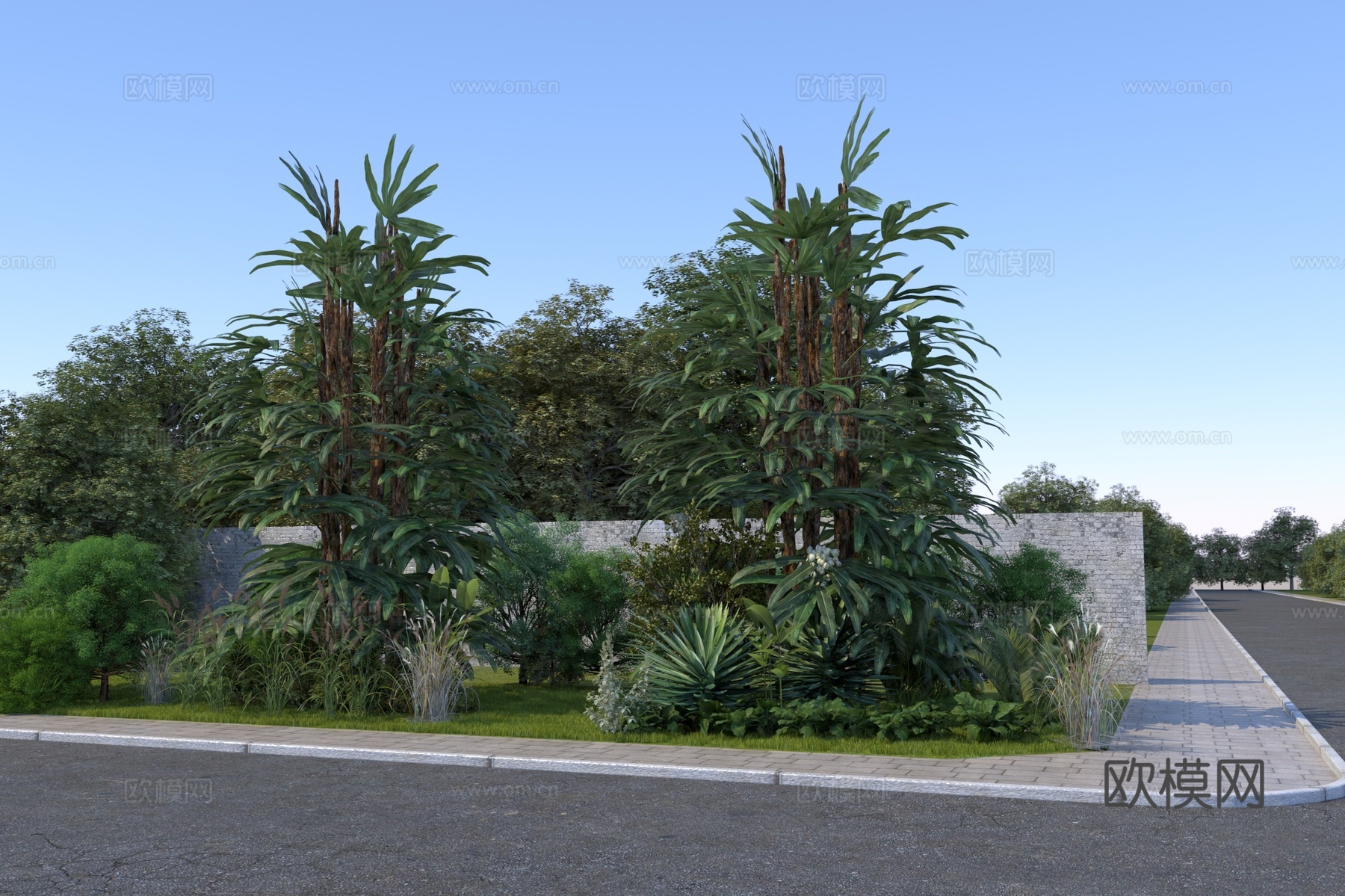 乡村景观免费3d模型