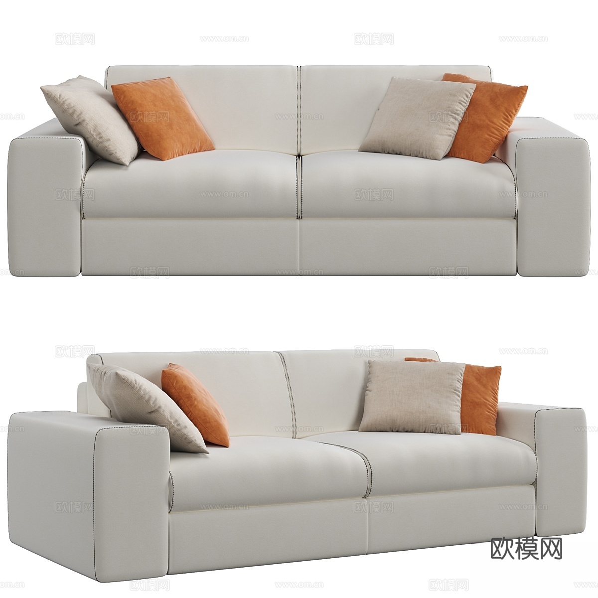 Felis bradley双人沙发3d模型下载