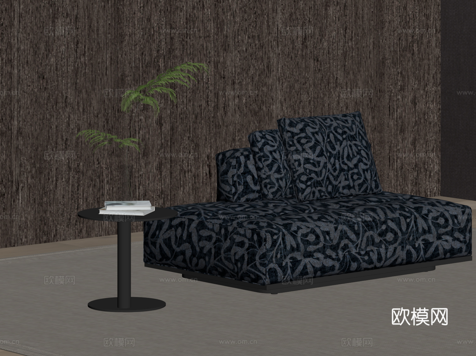 现代贵妃椅 沙发椅su模型