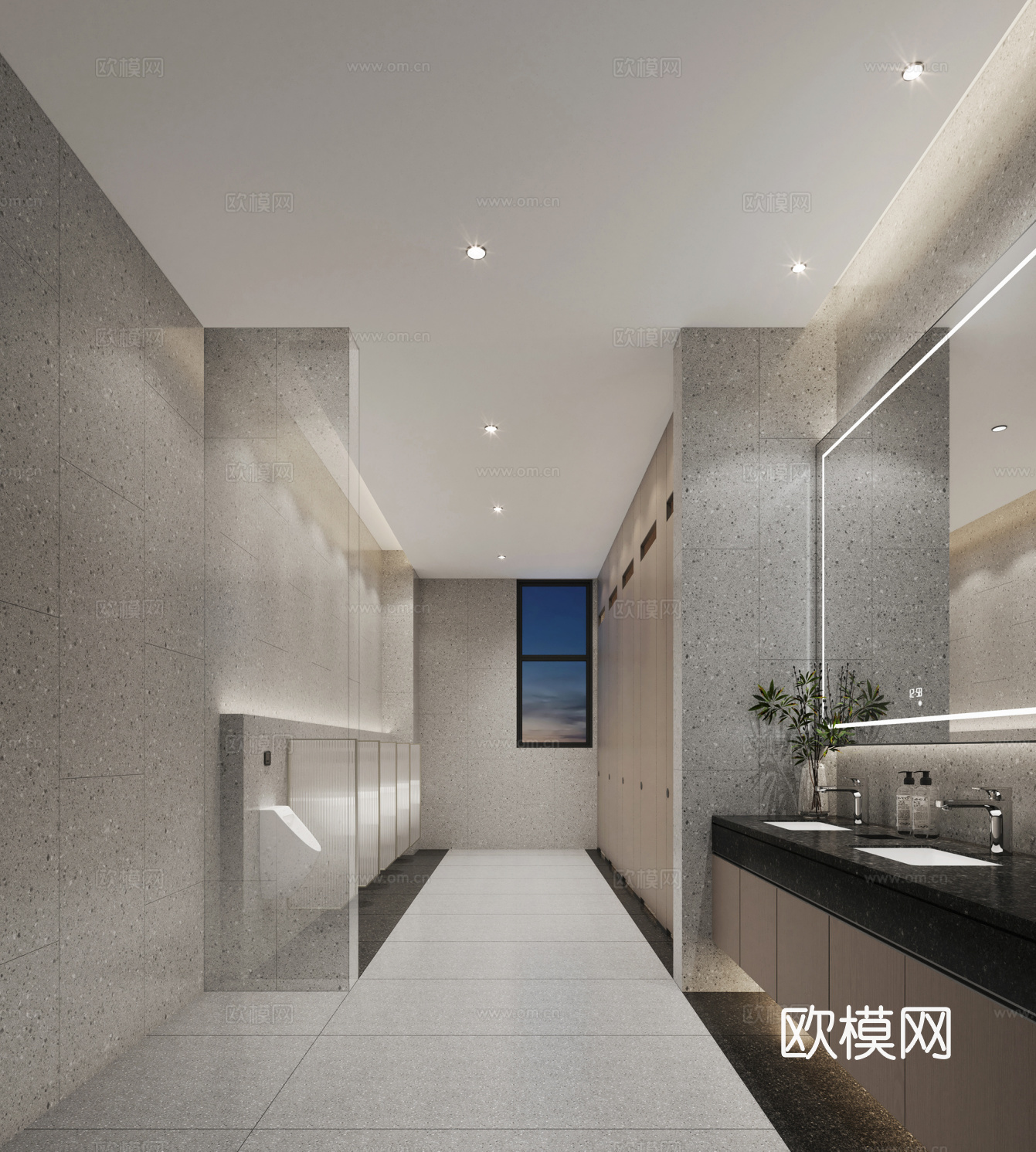 工装公共卫生间施工图，办公室卫生间，办公楼卫生间，商场卫生间cad施工图