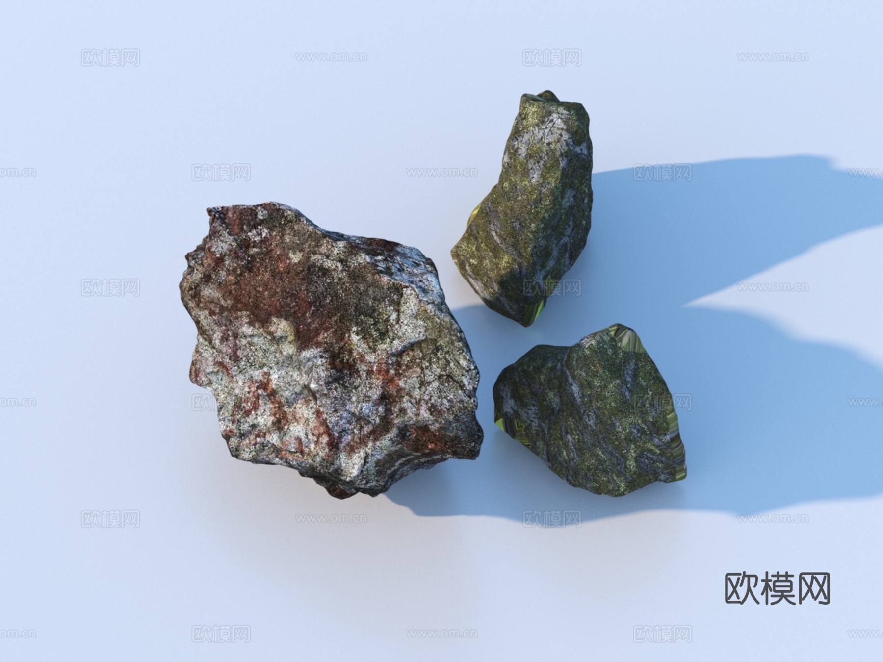 石头 石块 岩石3d模型下载