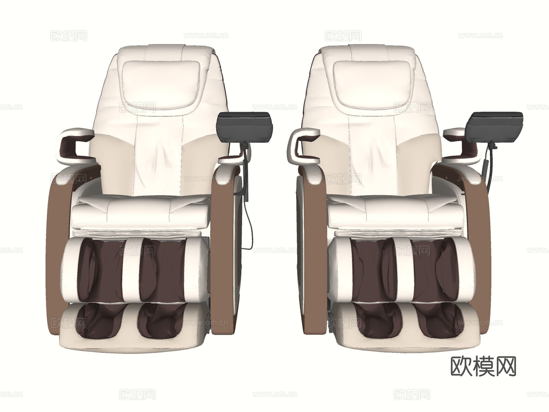 现代按摩椅 电动按摩椅 按摩椅su模型
