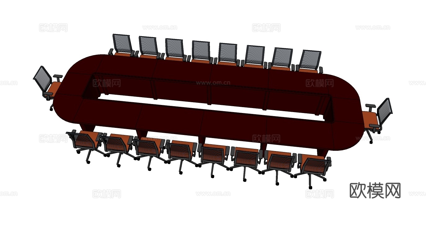 会议桌 会议椅免费su模型