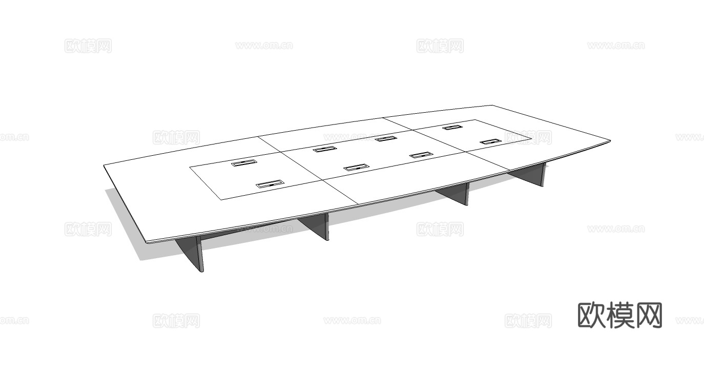 会议桌 会议椅 办公家具免费su模型