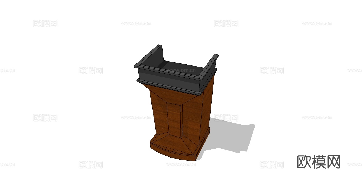 演讲台免费su模型