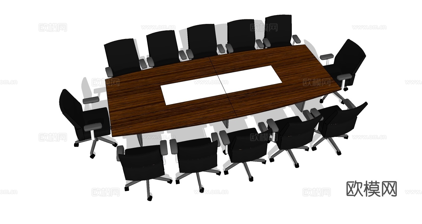 会议桌 会议椅 办公家具免费su模型