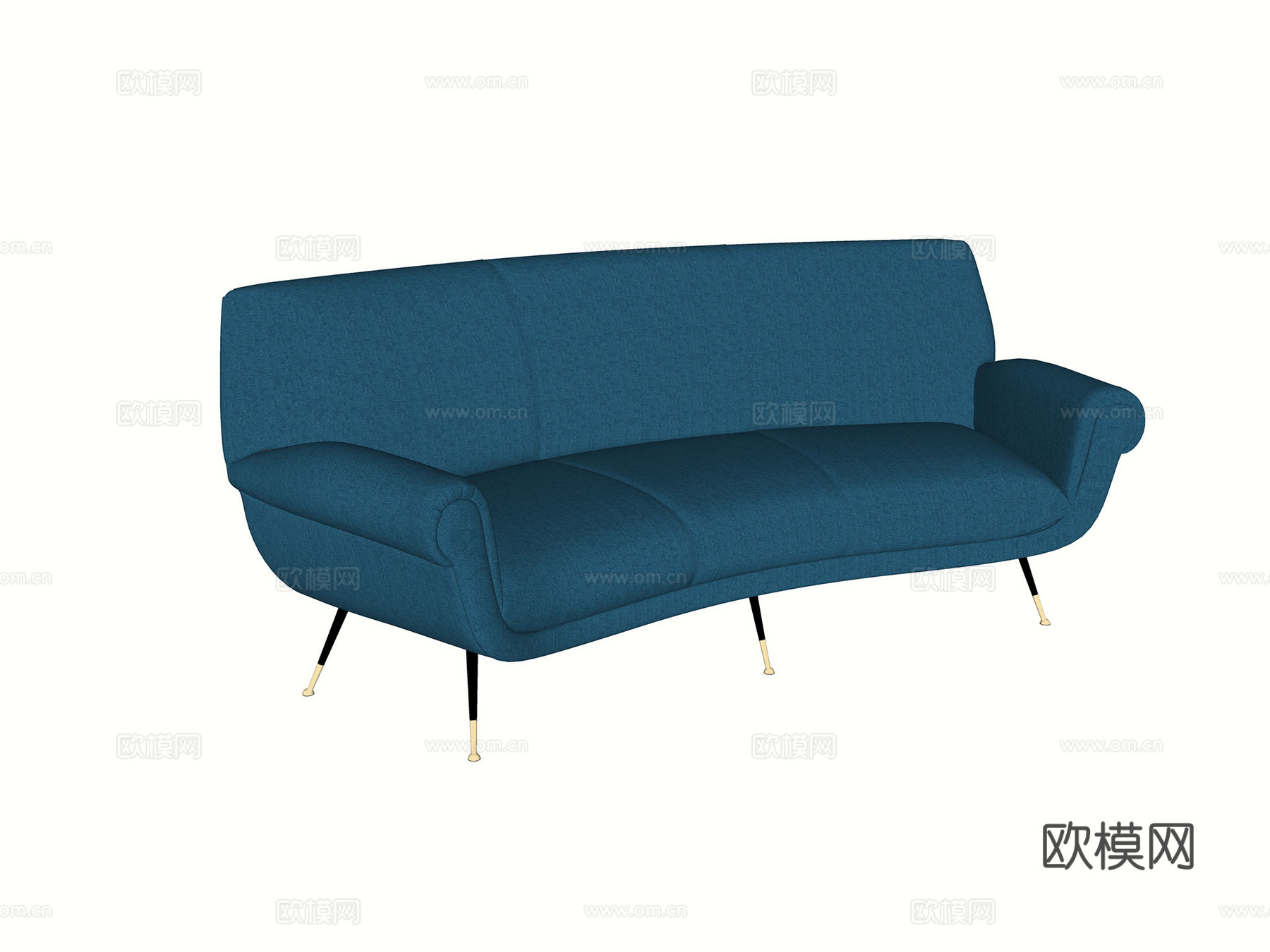 Minotti  Minotti 多人沙发 意大利家具su模型