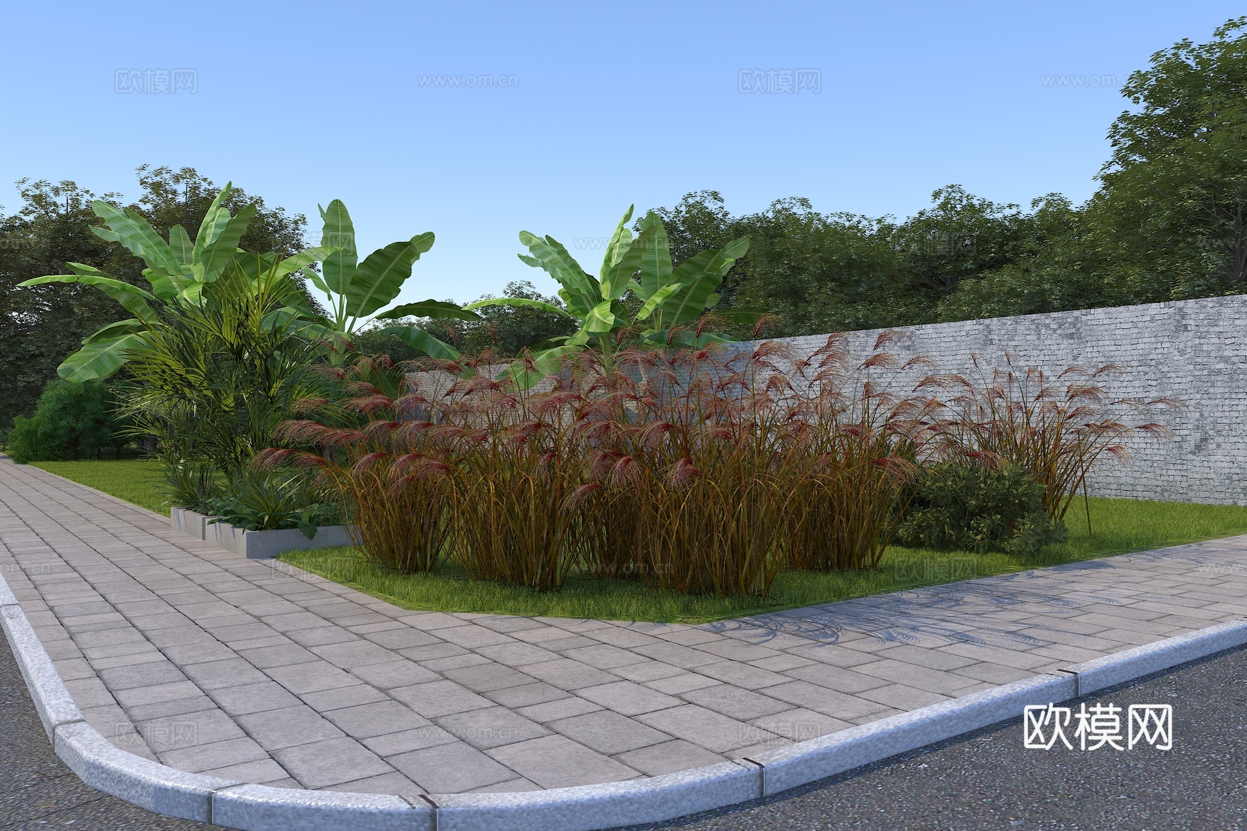 乡村景观免费3d模型下载