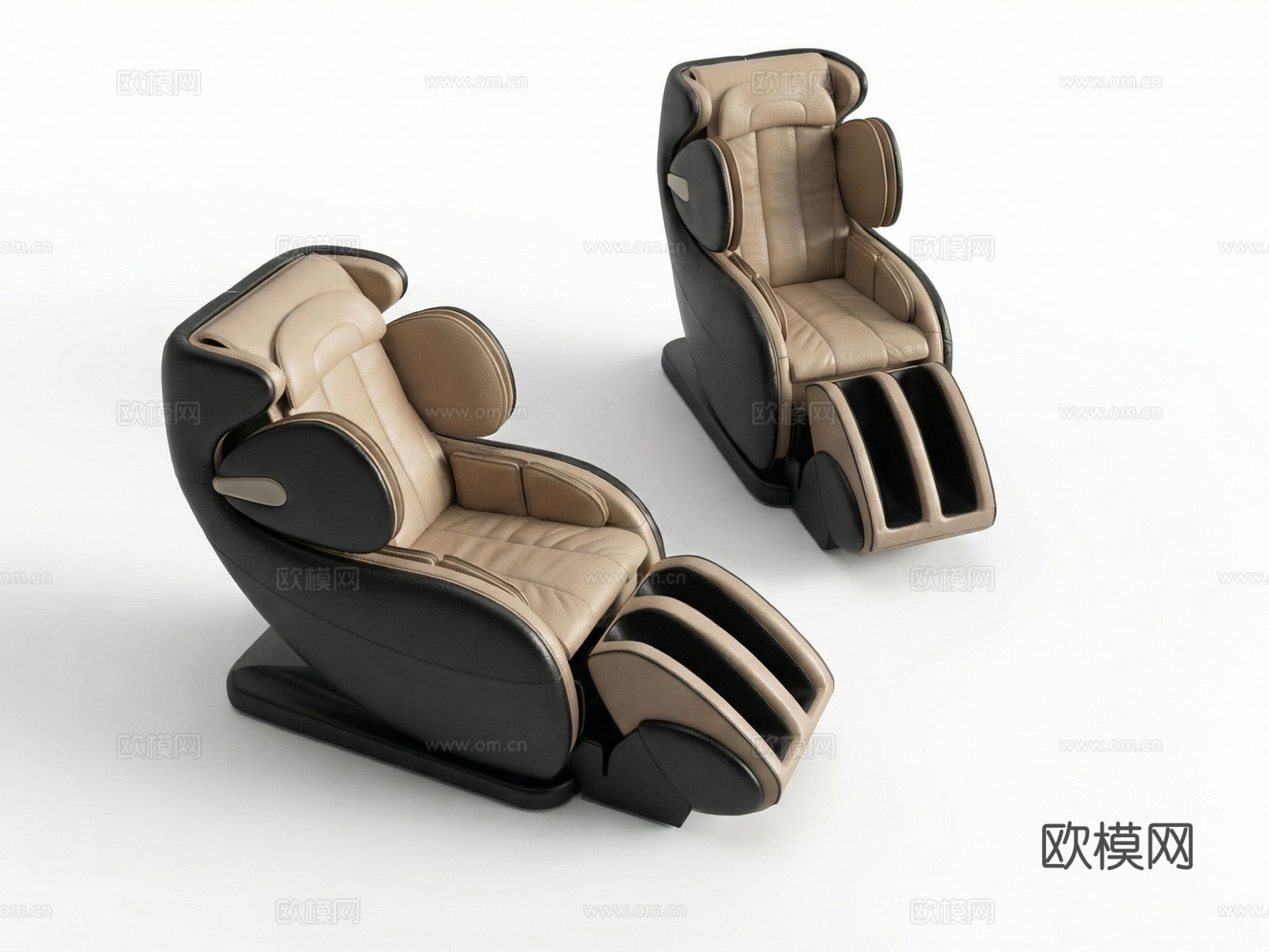 现代按摩椅 电动按摩椅 按摩椅su模型