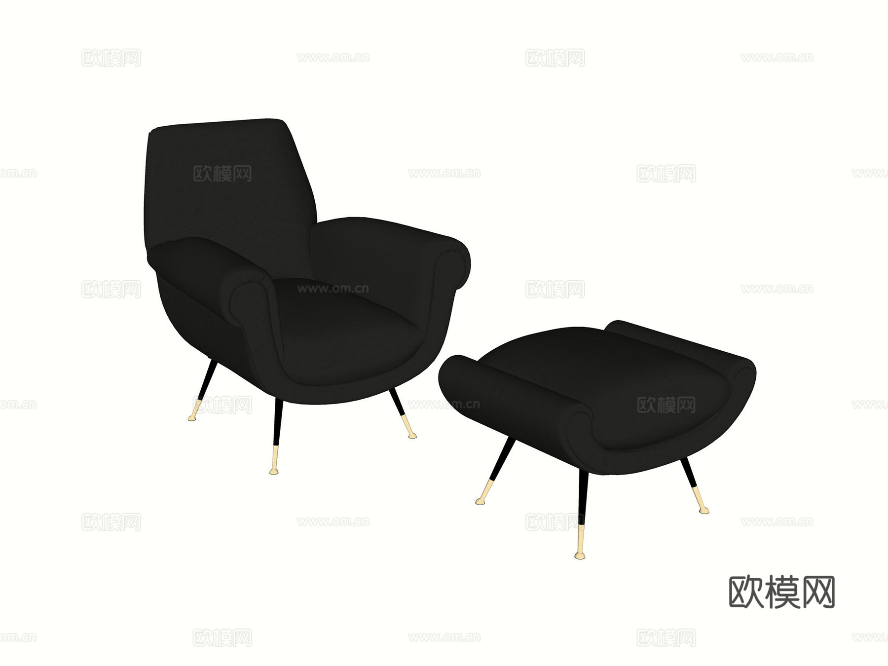 Minotti Minotti沙发椅组合 意大利家具su模型