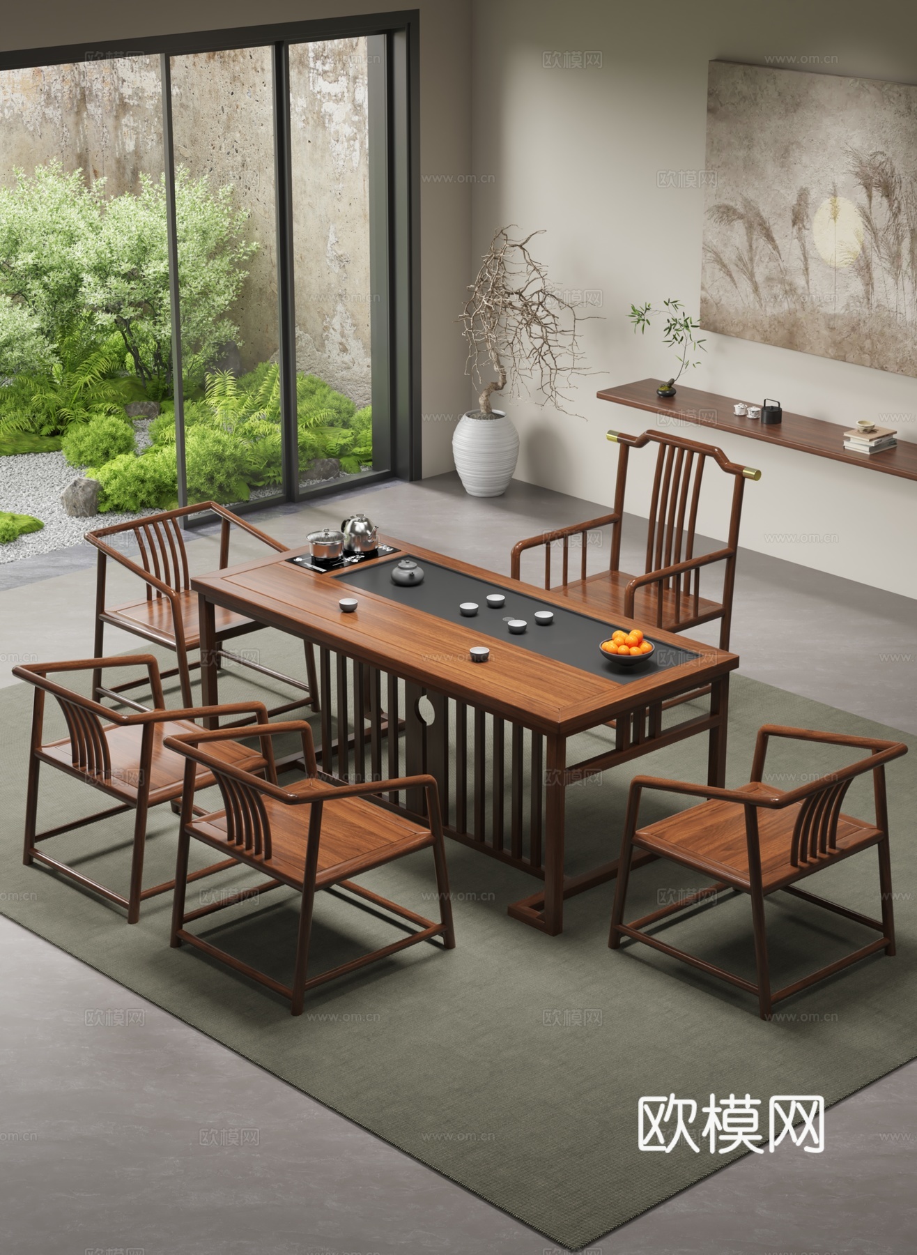 茶室3d模型下载