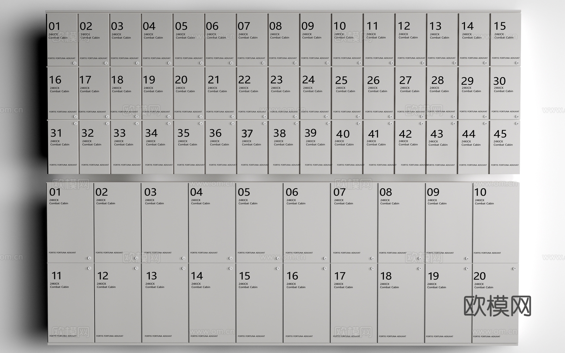 舞蹈教室更衣柜 储物柜 置物架su模型