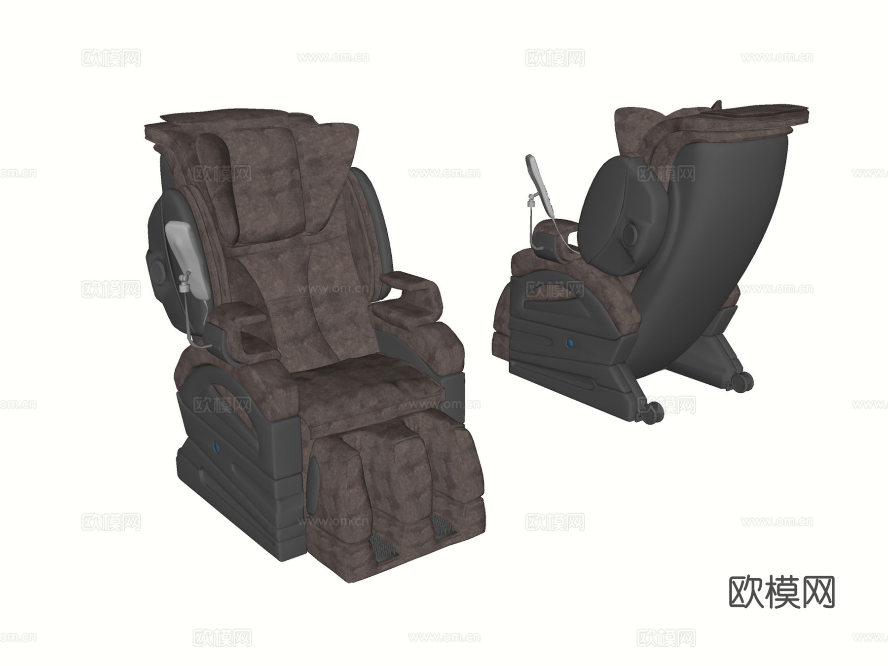 现代按摩椅 电动按摩椅su模型
