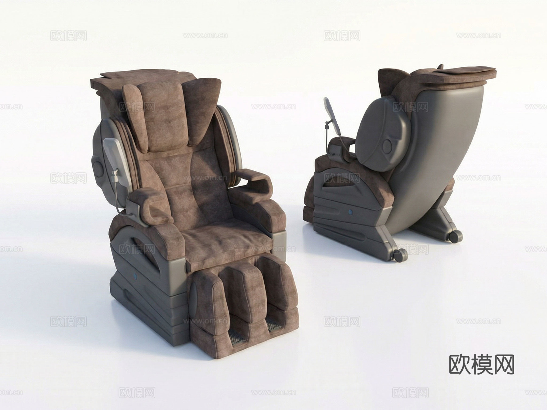 现代按摩椅 电动按摩椅su模型