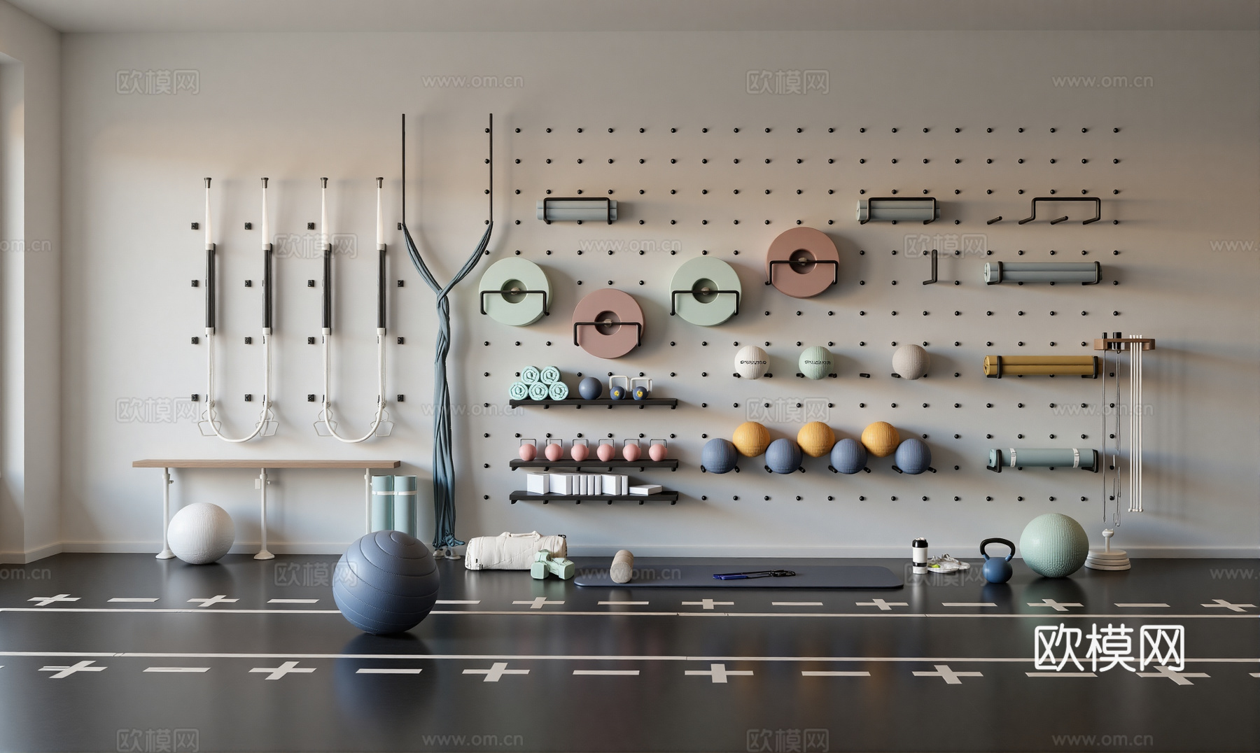 瑜伽器材susu模型