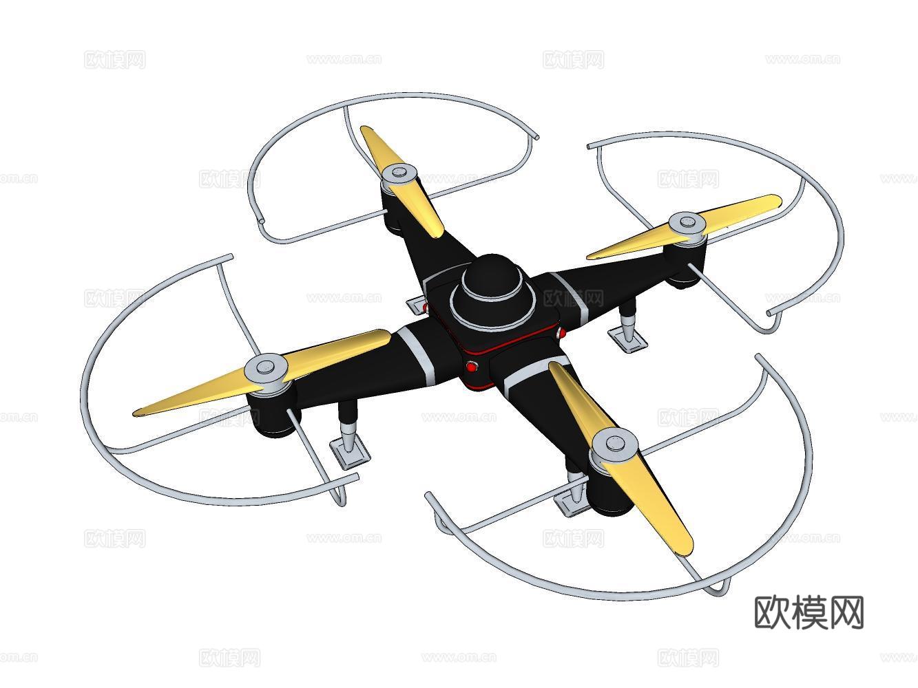 无人机su模型