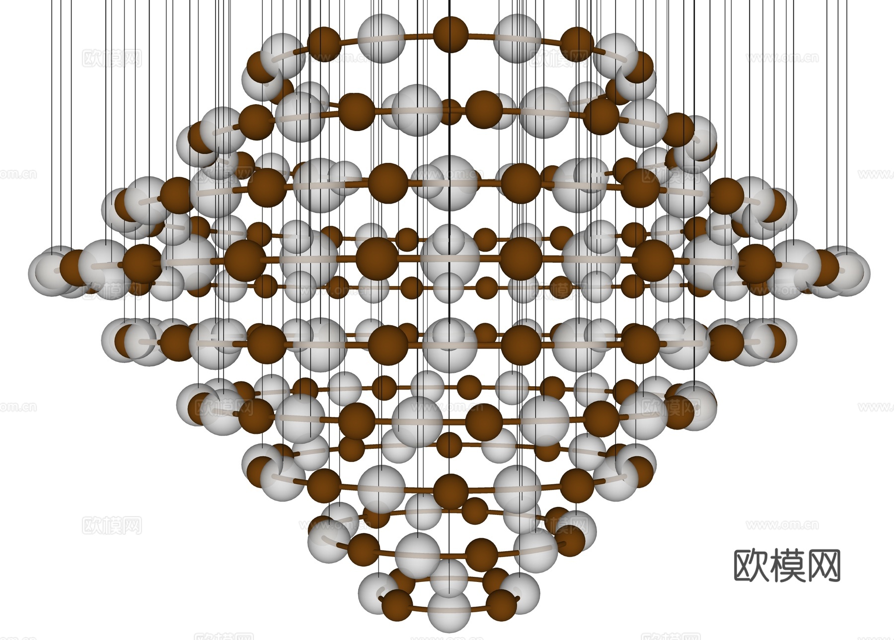 现代吊灯 现代水晶吊灯 艺术吊灯 纤维吊灯 大堂吊灯 大厅吊su模型