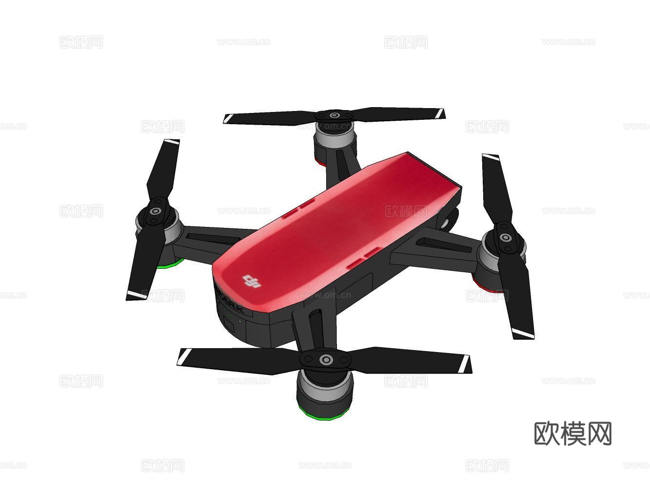 无人机su模型