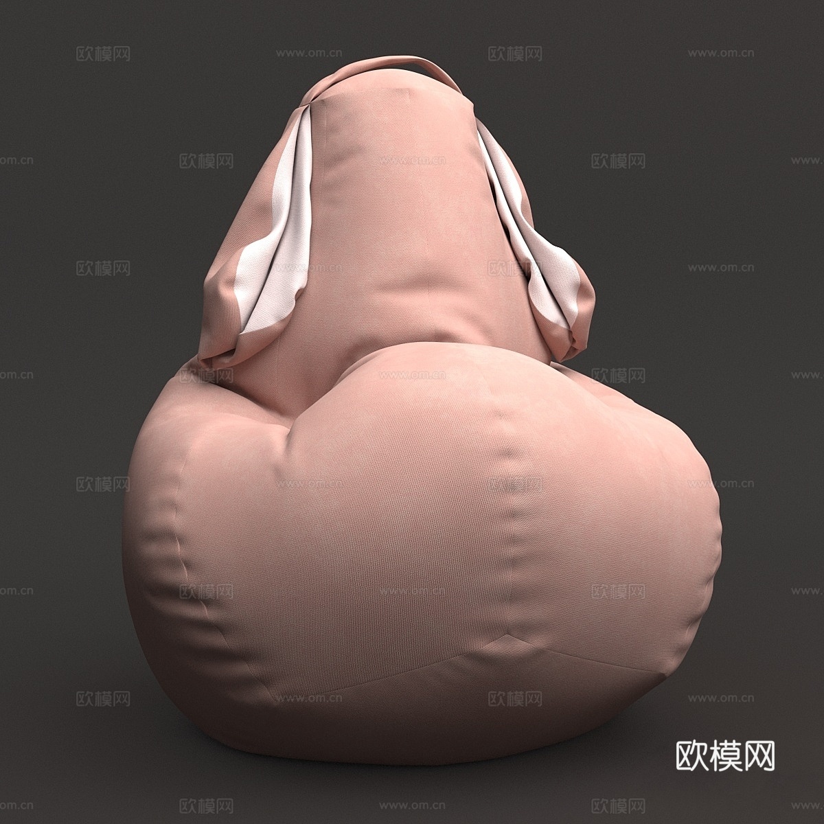 带耳朵的椅子-包3d模型下载
