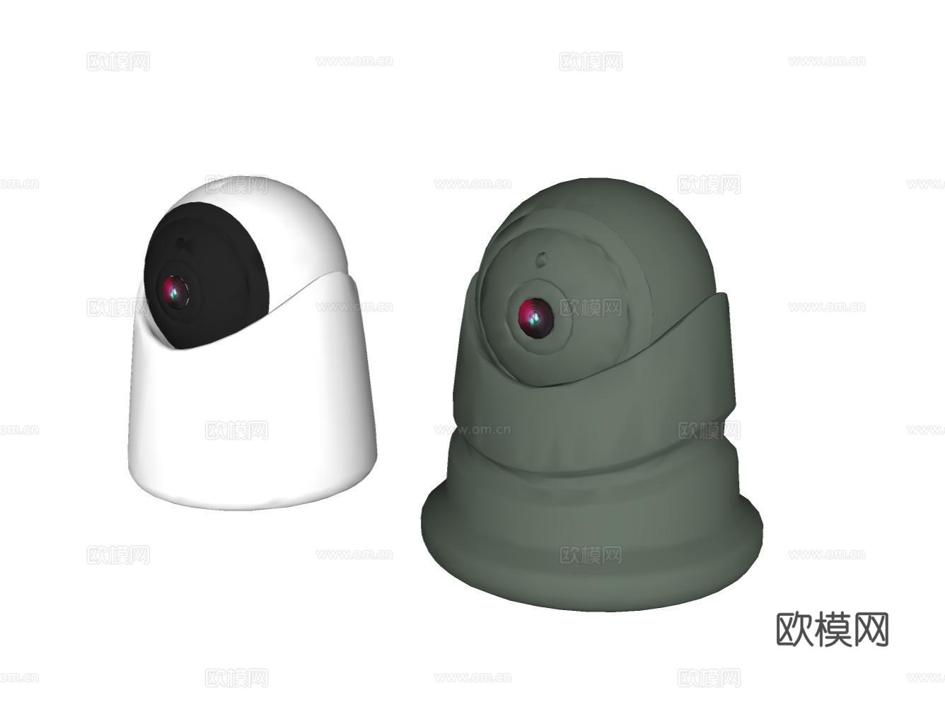 监控摄像头su模型