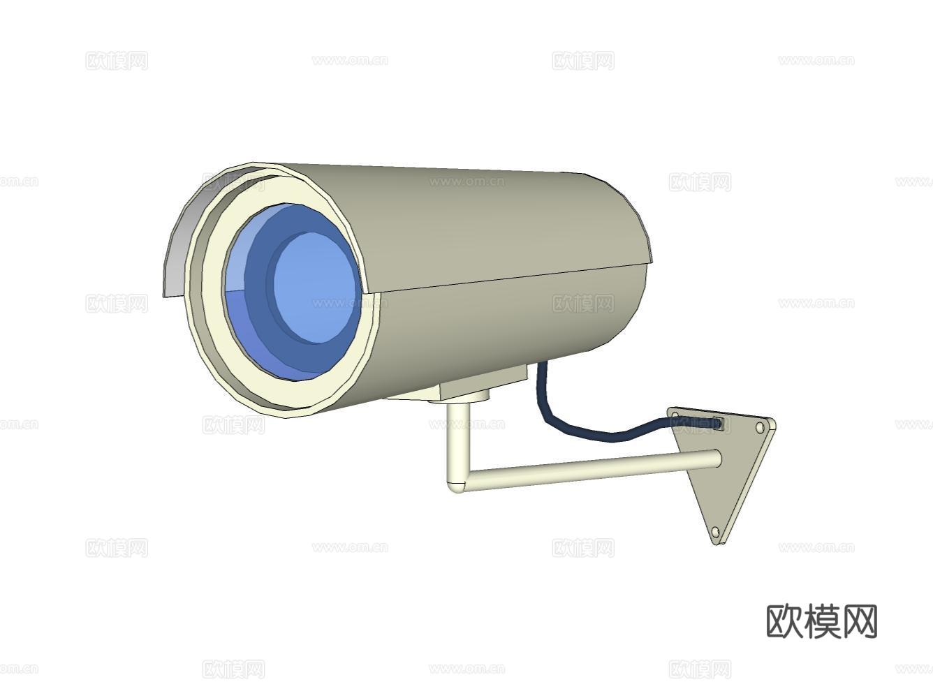 监控摄像头su模型