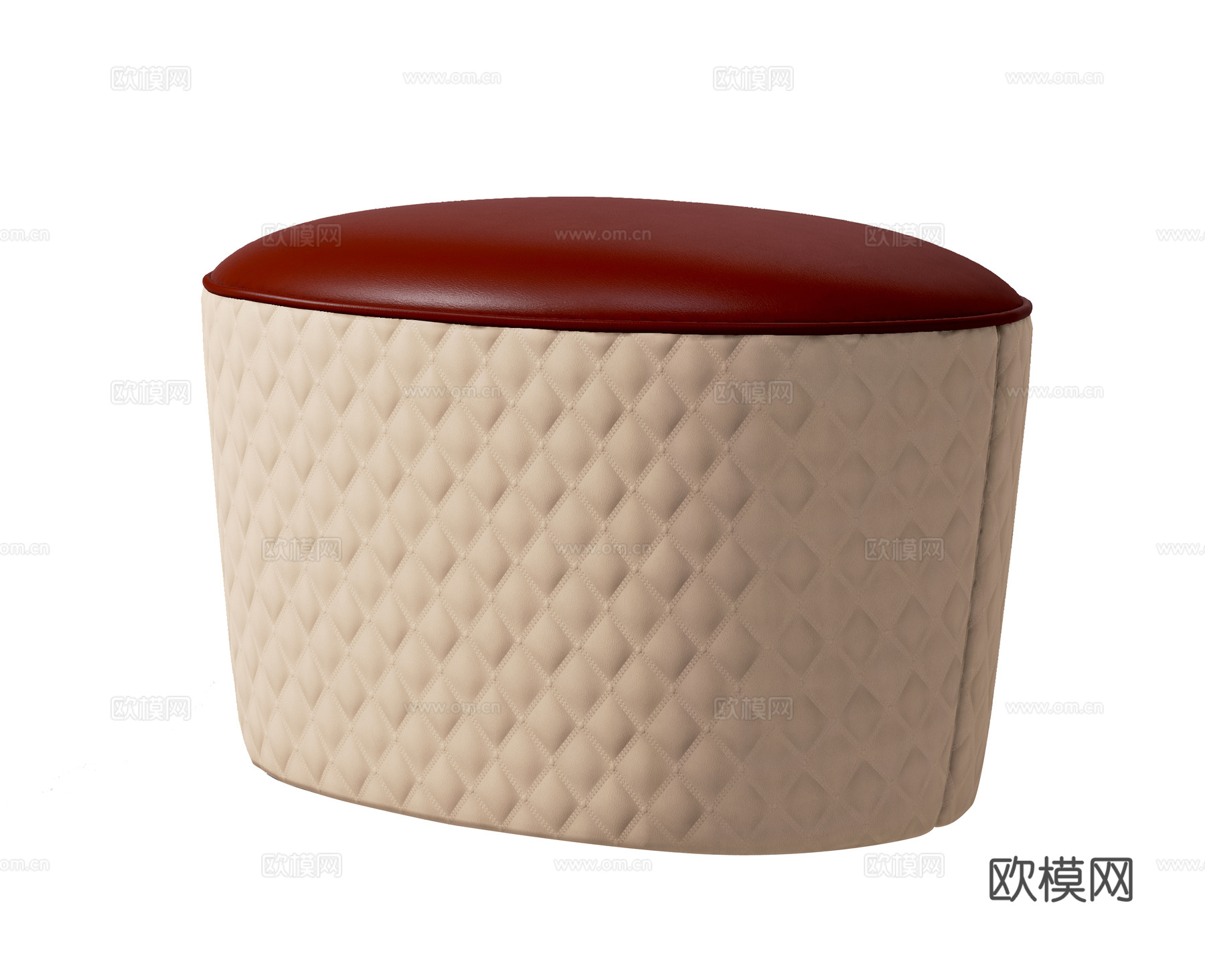 现代轻奢坐凳凳子3d模型下载（渲染图3）