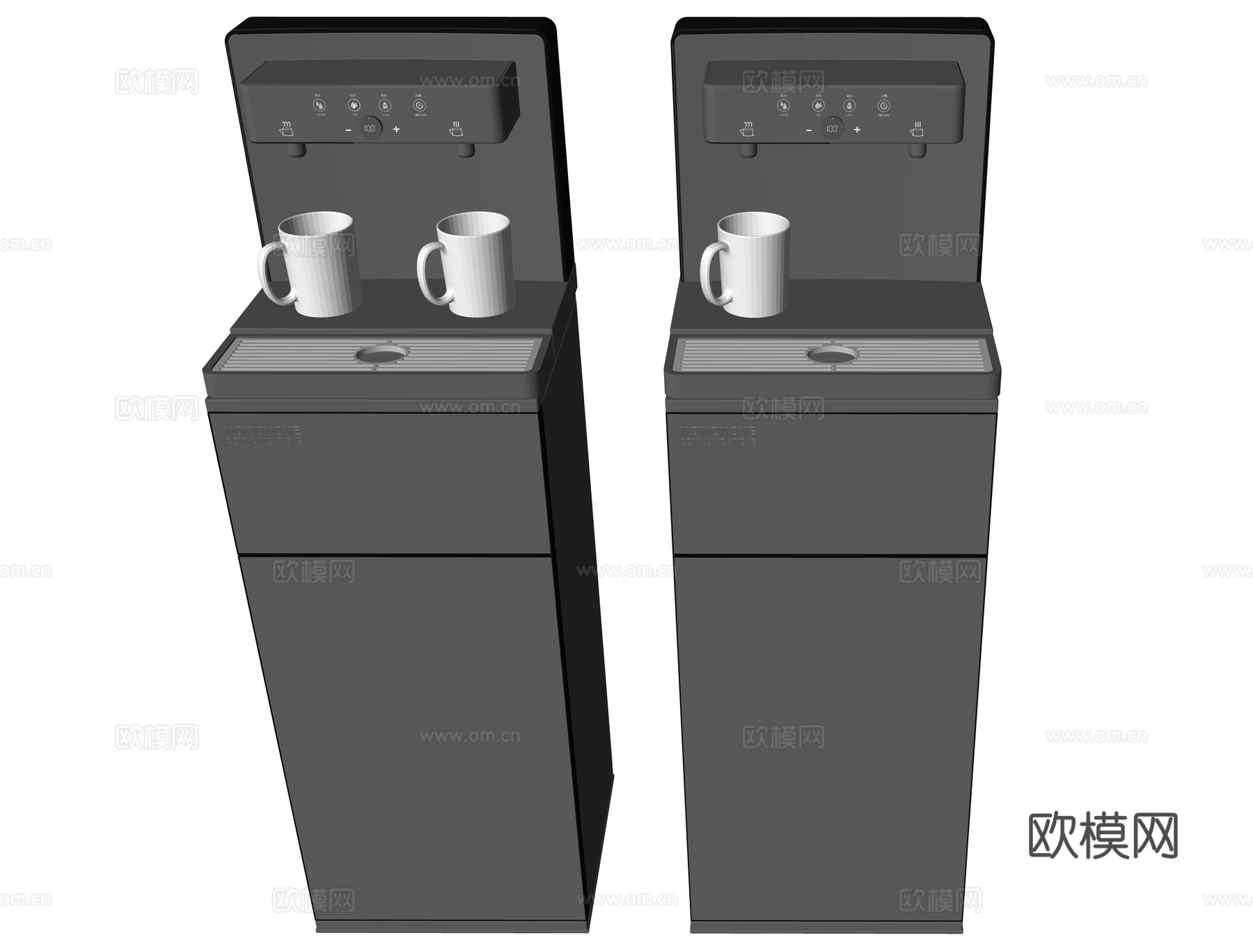 现代饮水器su模型