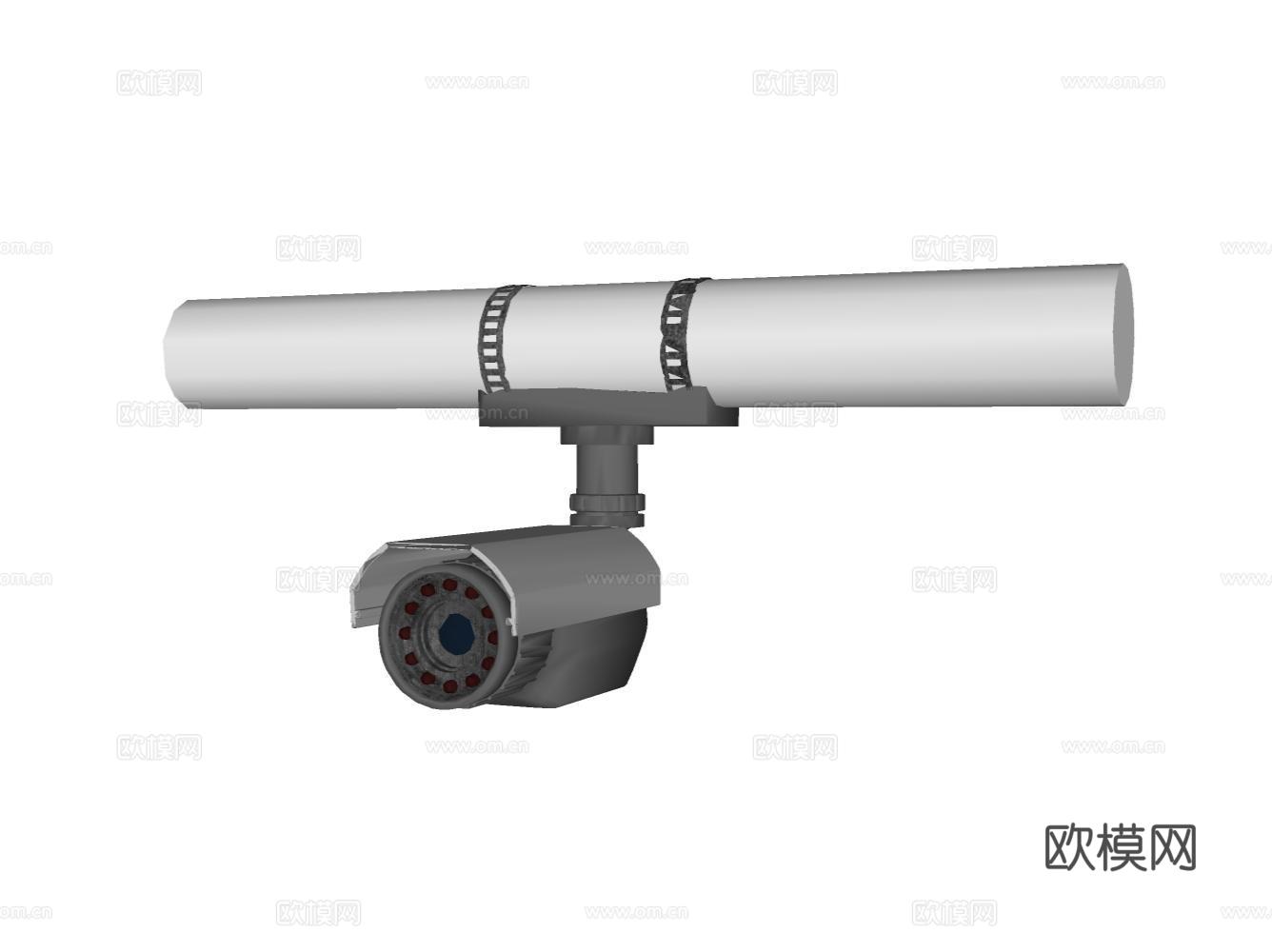 监控摄像头su模型