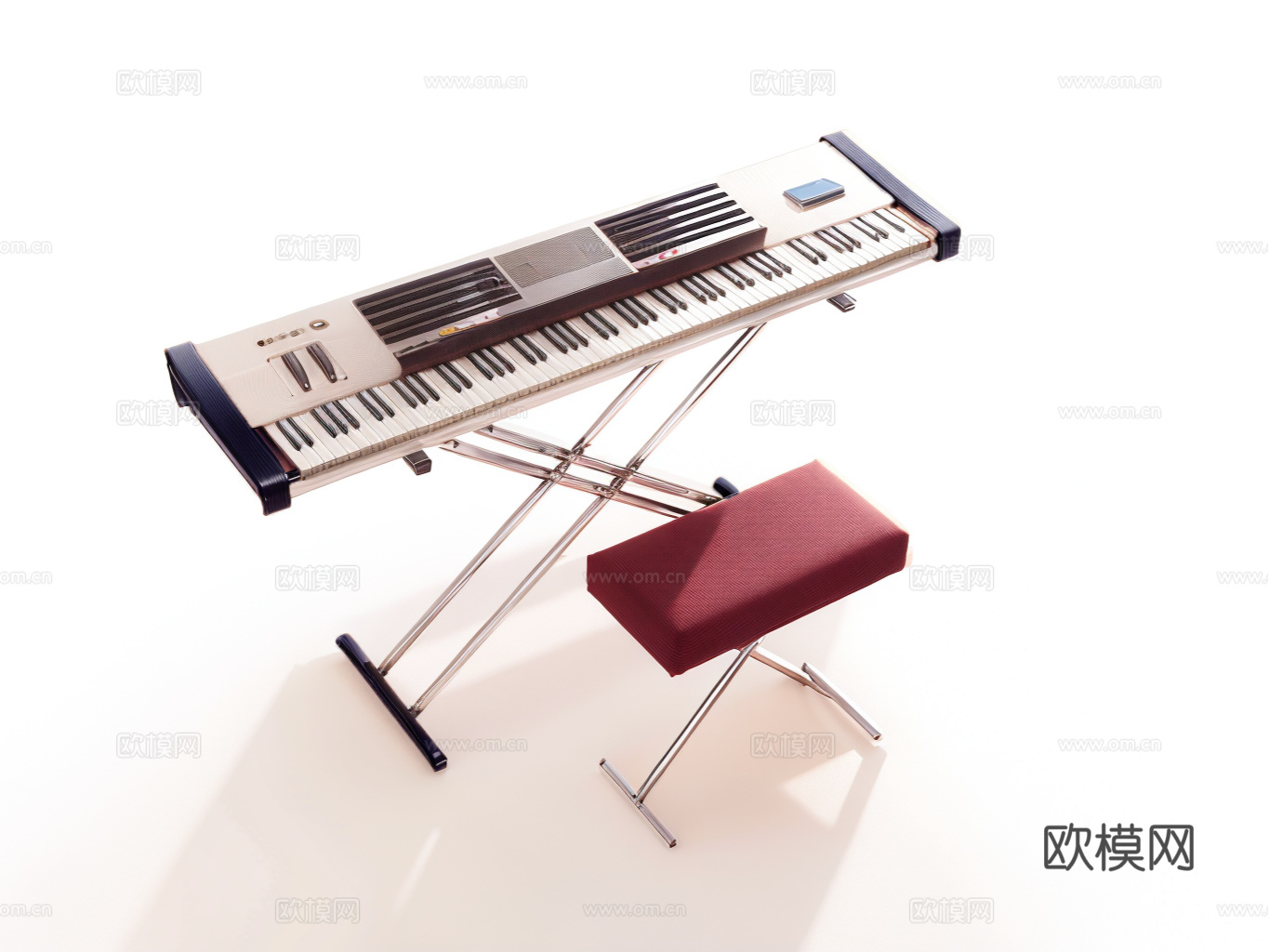 音乐器材su模型