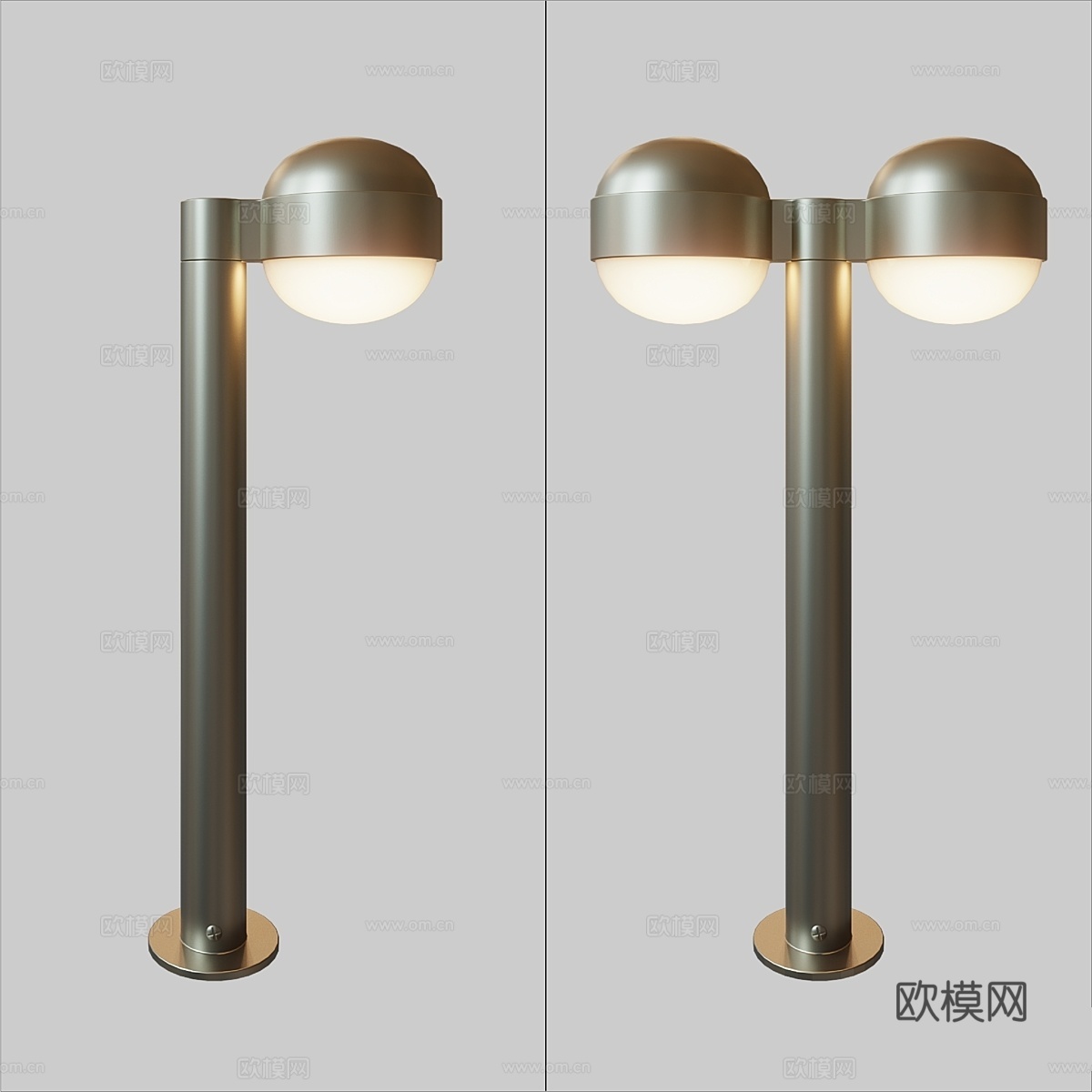 Sonneman系列I真实路桩灯3d模型下载