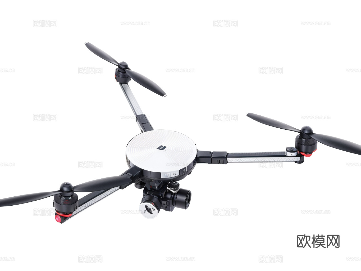 无人机su模型下载（渲染图1）