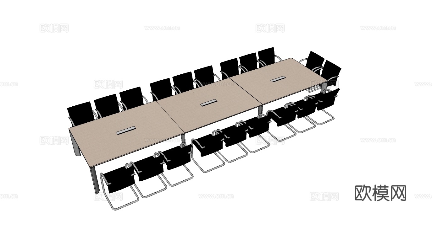会议桌 会议椅 办公家具su模型