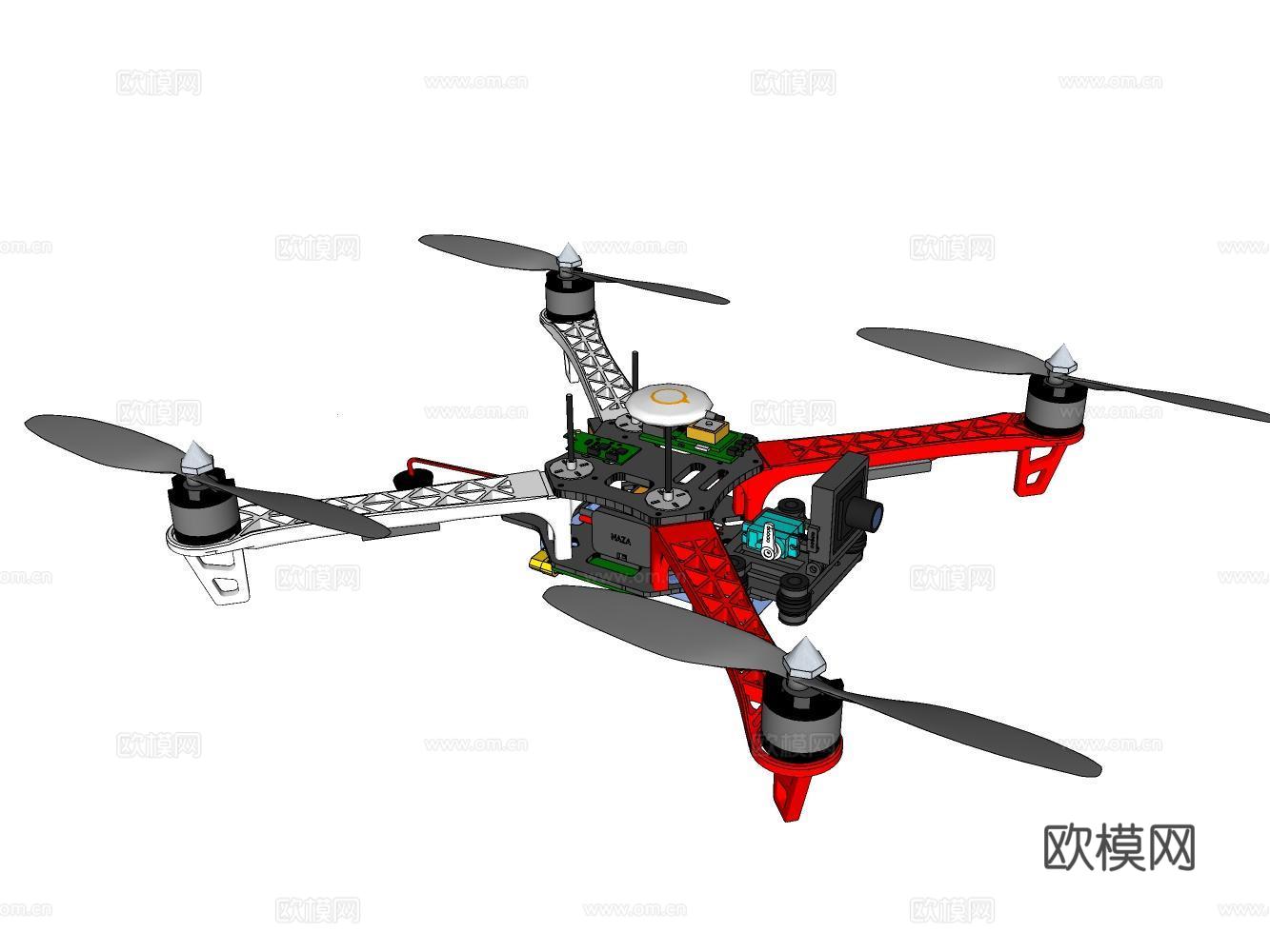 无人机su模型