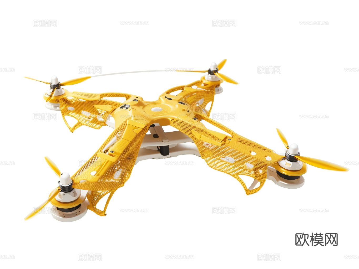 无人机su模型下载（渲染图1）