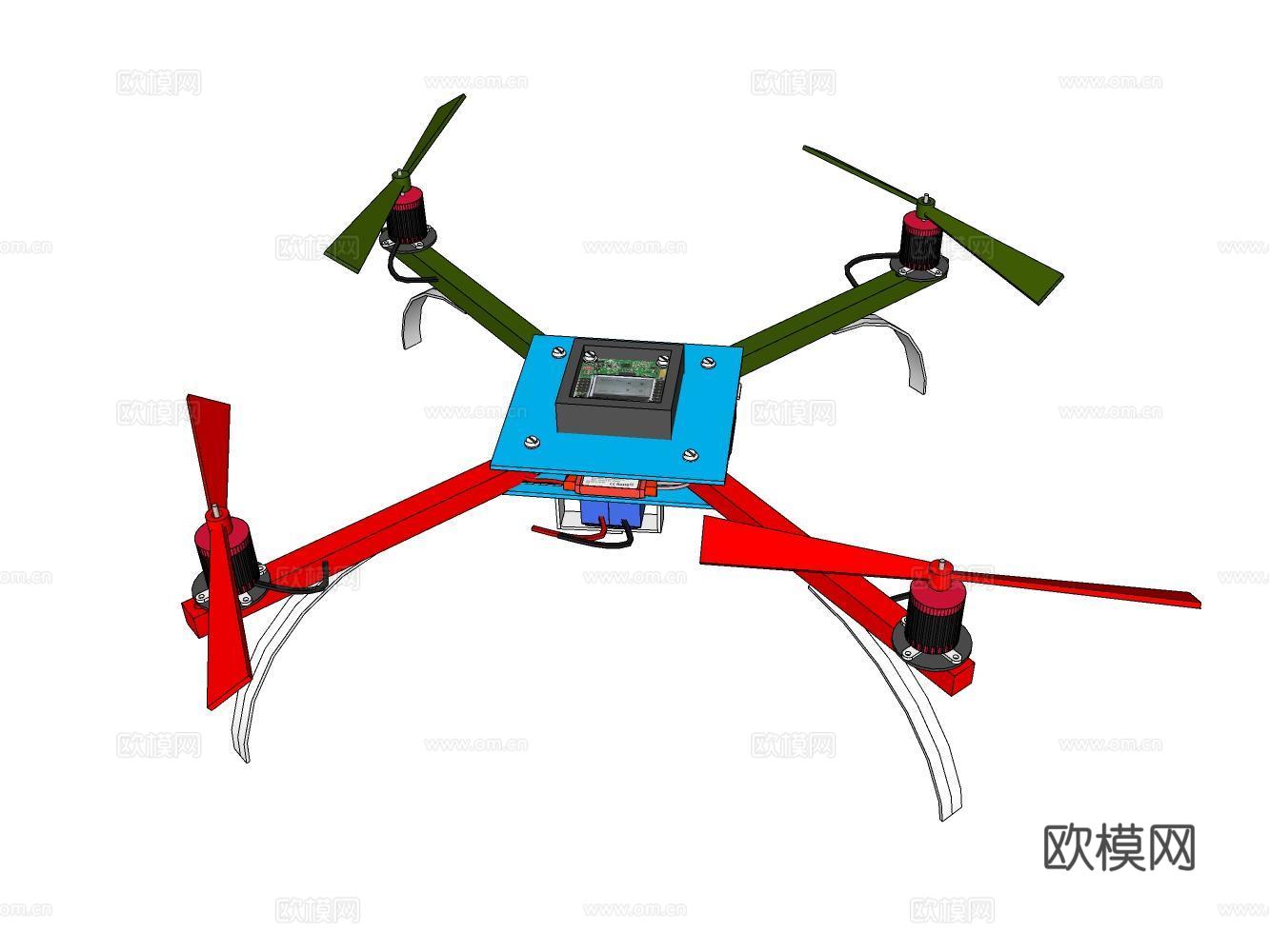 无人机su模型