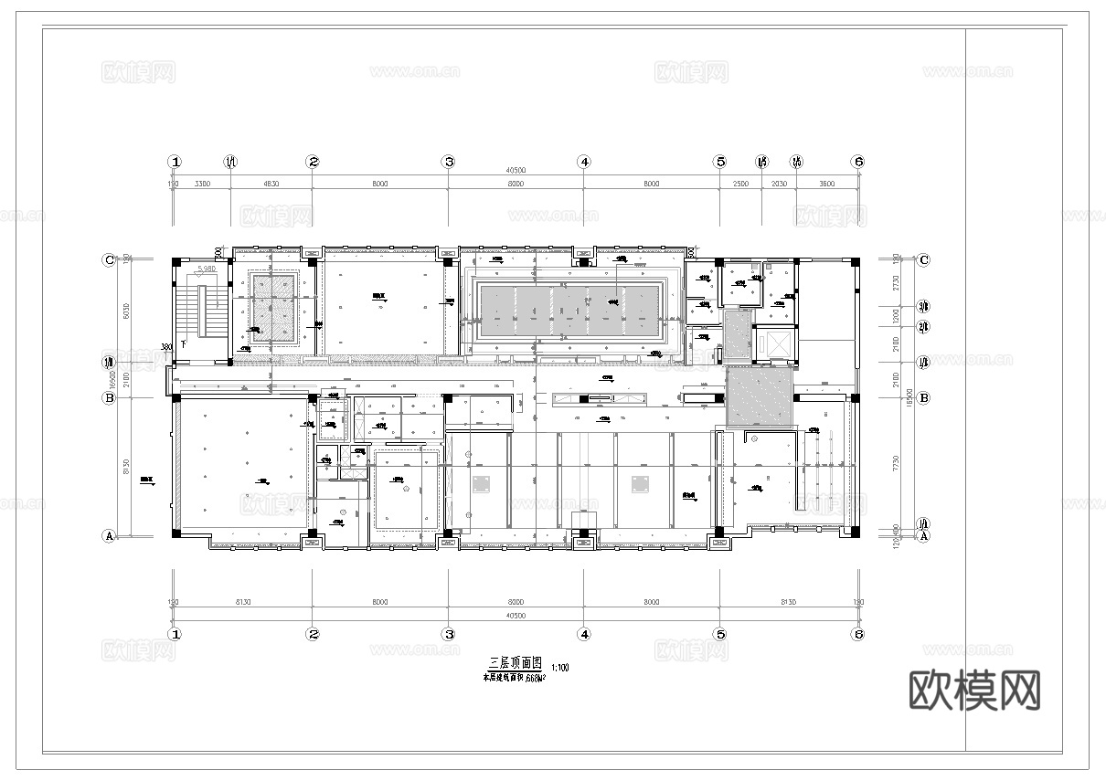 400平办公室 最新全套施工图合集cad施工图