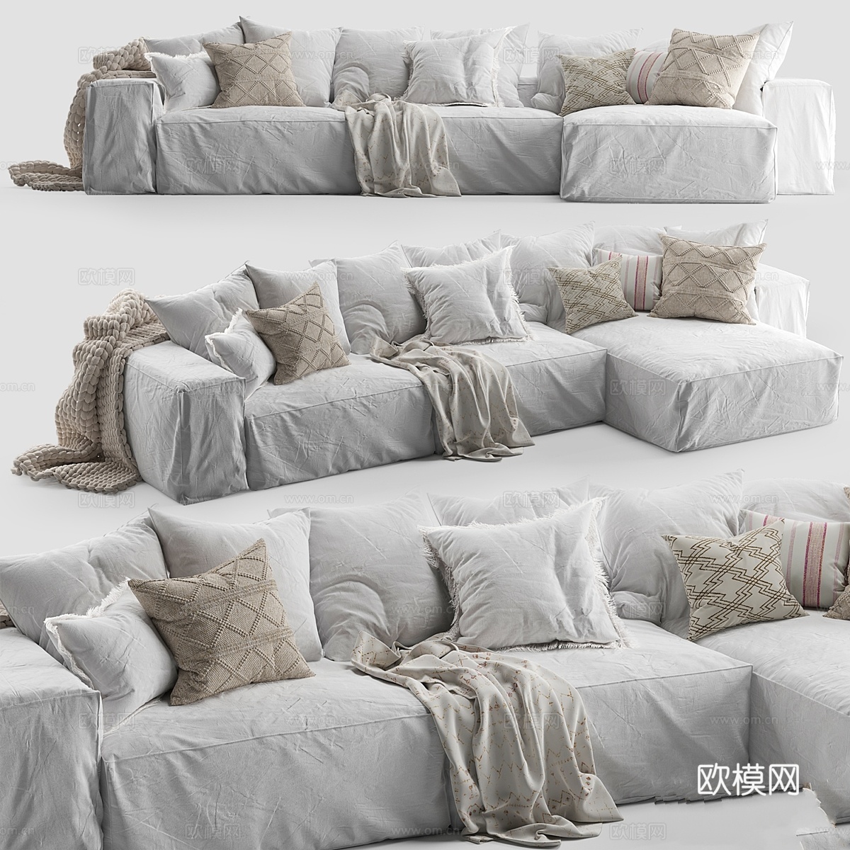 亨德里克斯沙发3d模型