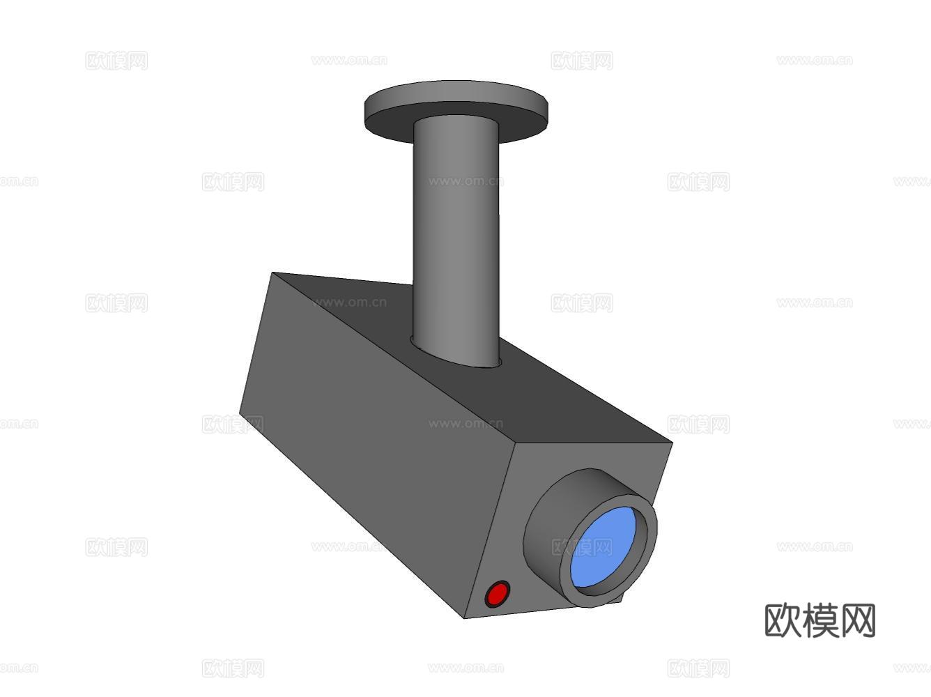 监控摄像头su模型