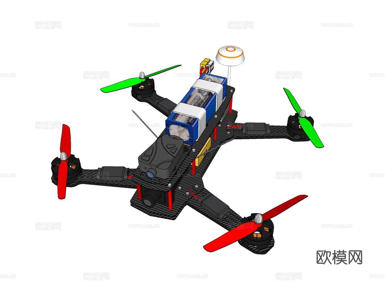 无人机su模型