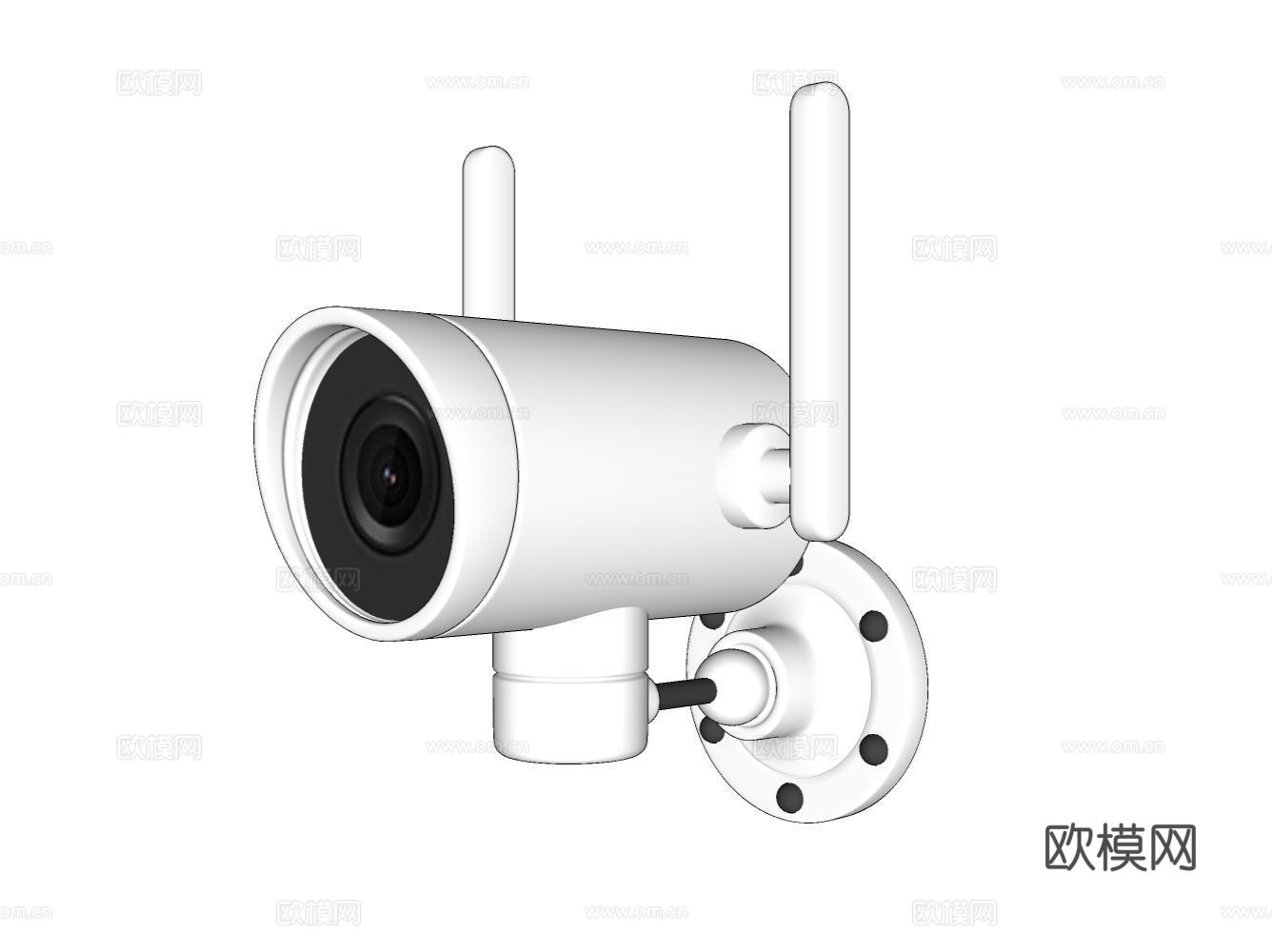 监控摄像头su模型