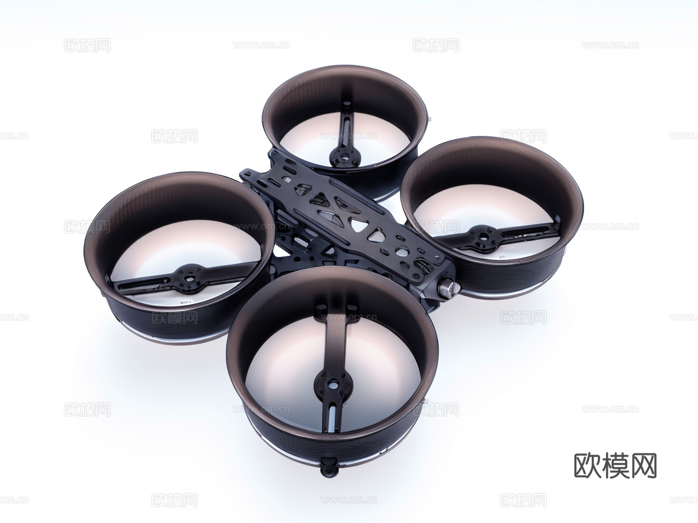 无人机su模型下载（渲染图1）