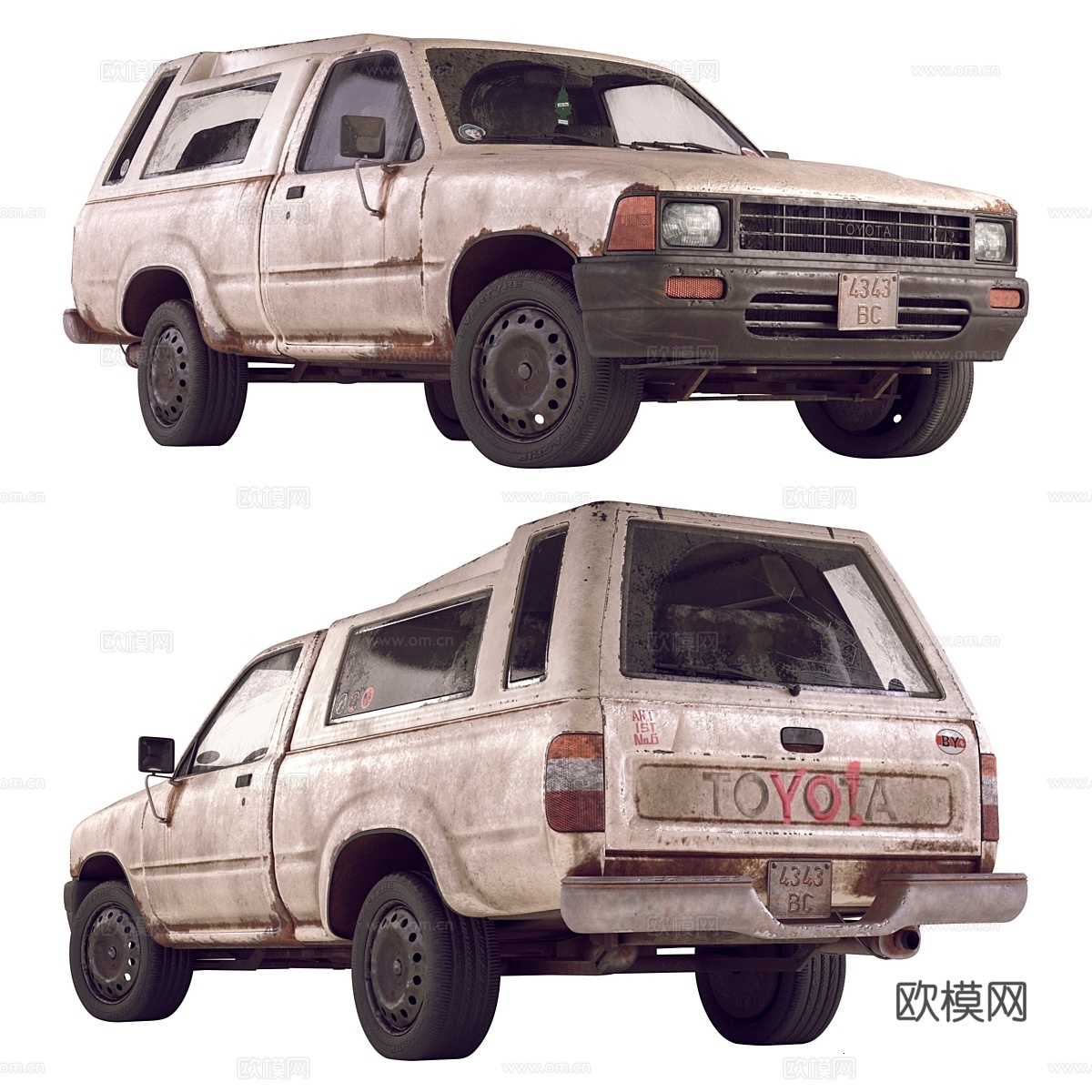 丰田Hilux3d模型下载