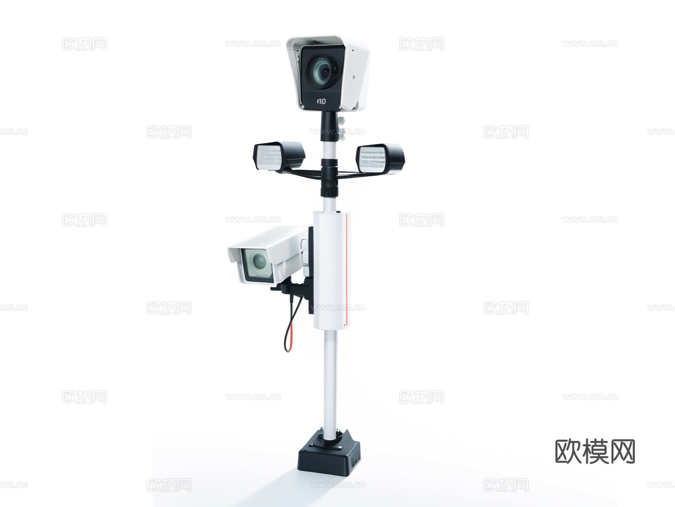 监控摄像头su模型