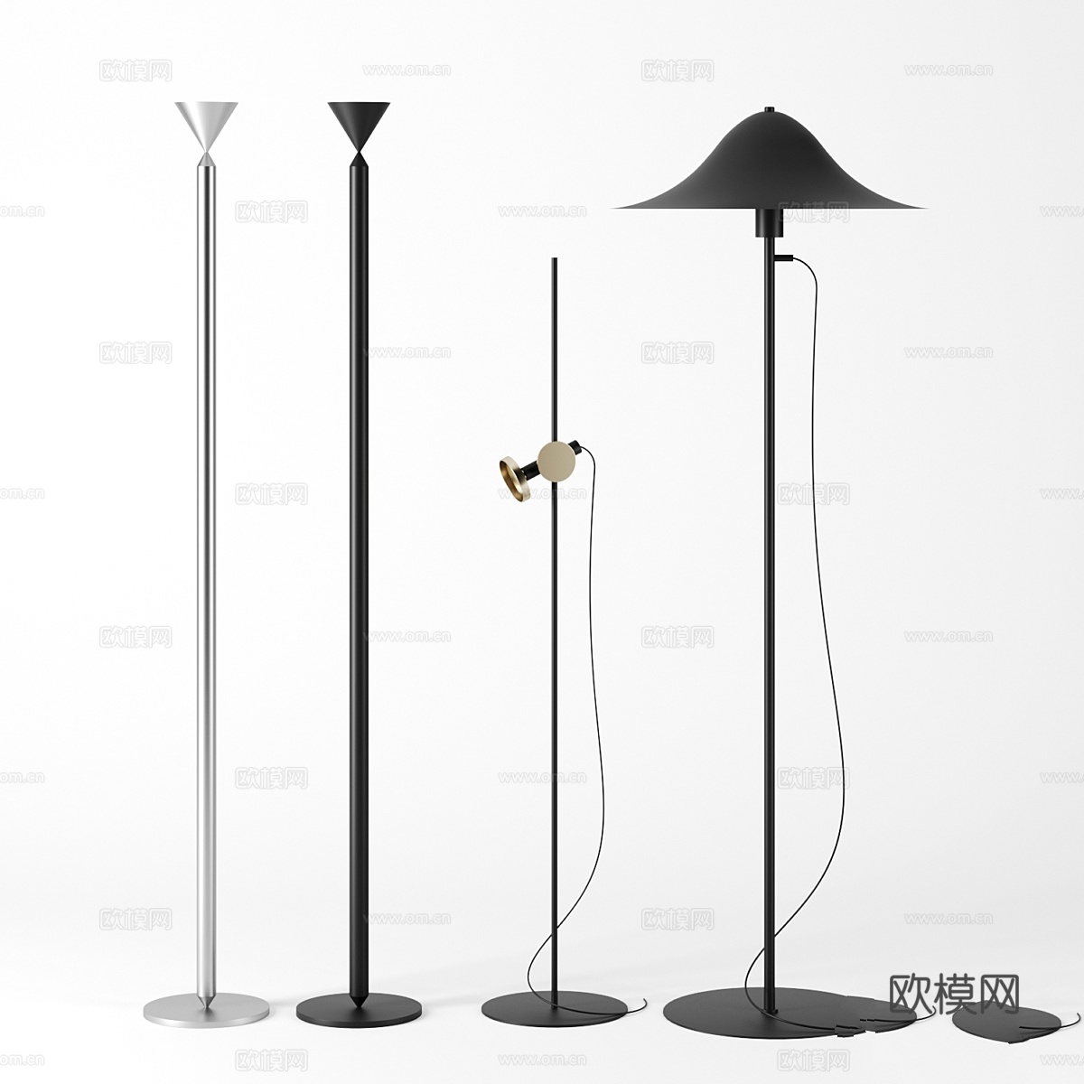 pholc 落地灯套装3d模型下载