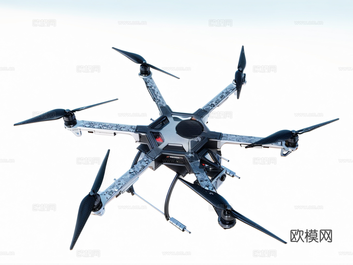 无人机su模型下载（渲染图1）