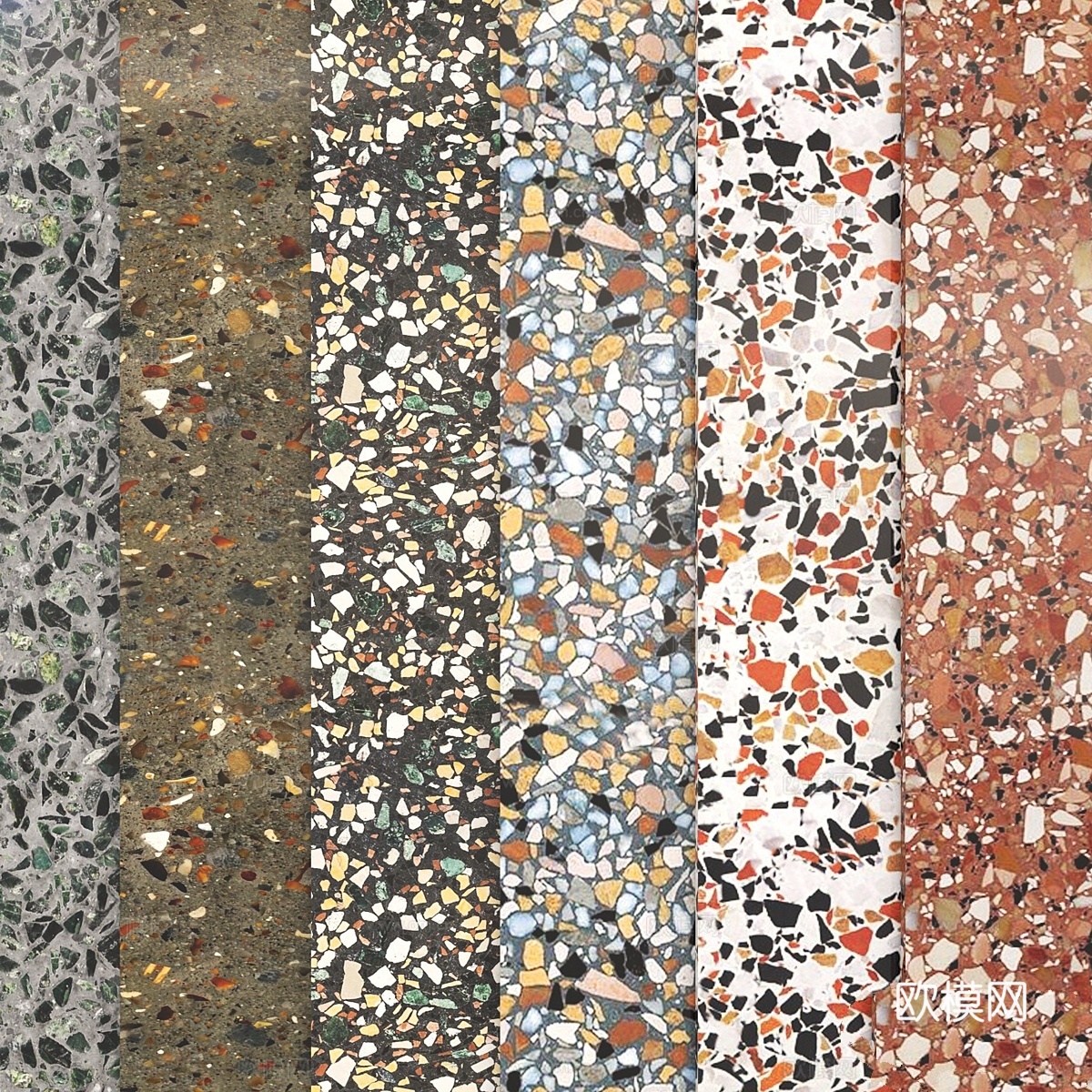 大理石纹理3d模型